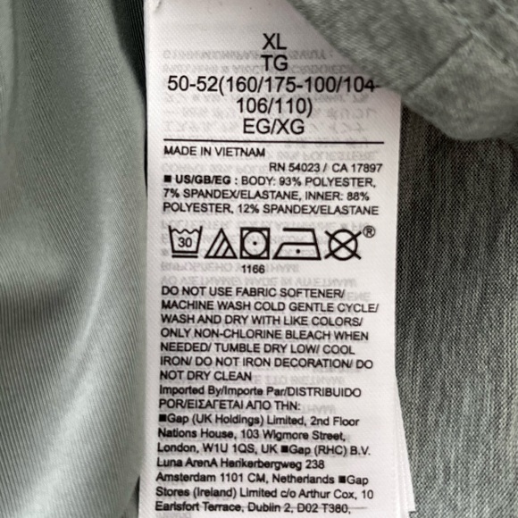 GapFit Brushed Tech Jersey Dress XL ***New*** w/ tags - Picture 5 of 10